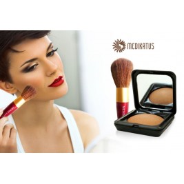 Rinkinys Egipto saulės įdegį suteikianti pudra EGYPTIAN GLOW 9g ir šepetėlis