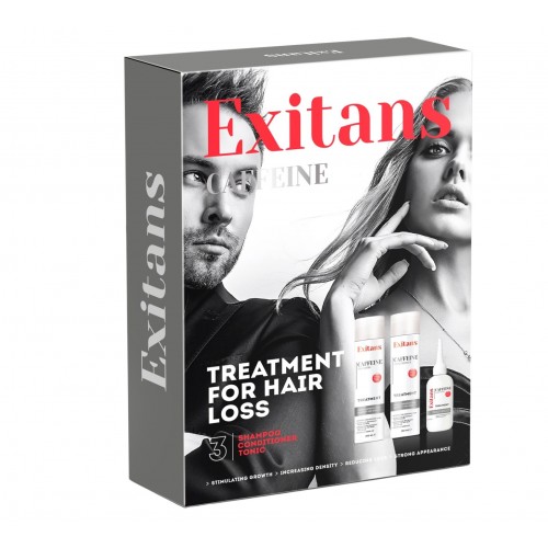 Plaukų priežiūros rinkinys nuo plaukų slinkimo Exitans ATP™ Cofeine