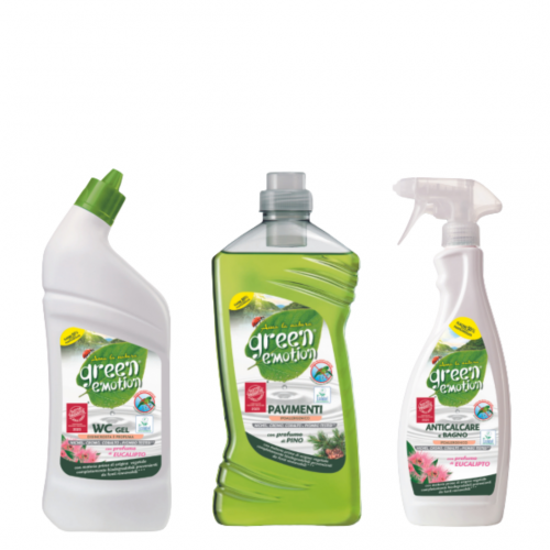 Ekologiškas Buitinės Chemijos rinkinys Spindintys paviršiai Green Emotion https://medikatus.lt/