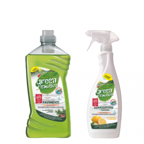 Ekologiškas Buitinės Chemijos rinkinys Žalioji Galia Green Emotion 