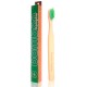 Ekologiškas bambukinis dantų šepetėlis (žalias) Kemphor®