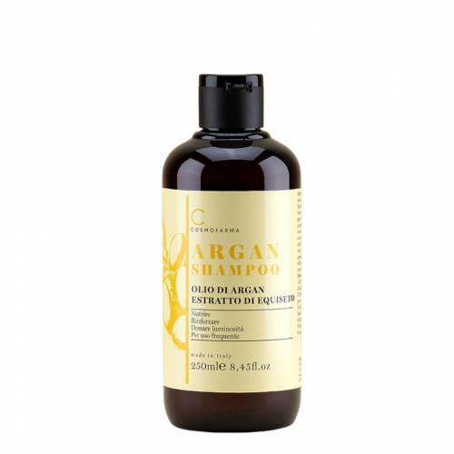 Atkuriamasis šampūnas su argano aliejumi ir asiūklio ekstraktu Cosmofarma 250ml https://medikatus.lt/