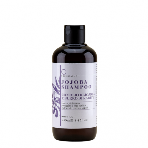 Maitinamasis šampūnas su jojobos aliejumi ir taukmedžio sviestu Cosmofarma 250ml https://medikatus.lt/