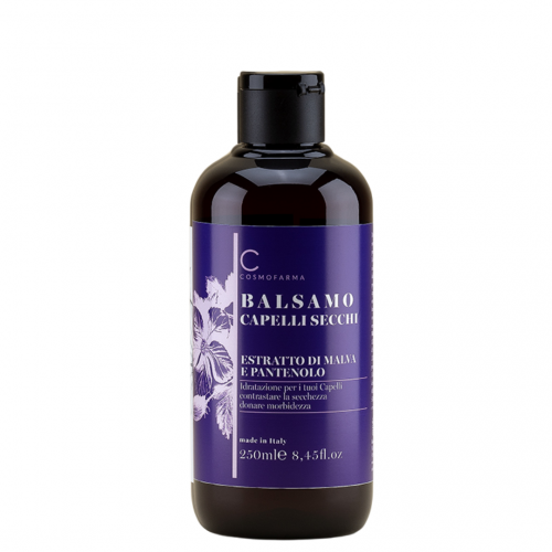 Stiprinamasis kondicionierius sausiems plaukams su malvos ekstraktu ir pantenoliu Cosmofarma 250 ml
