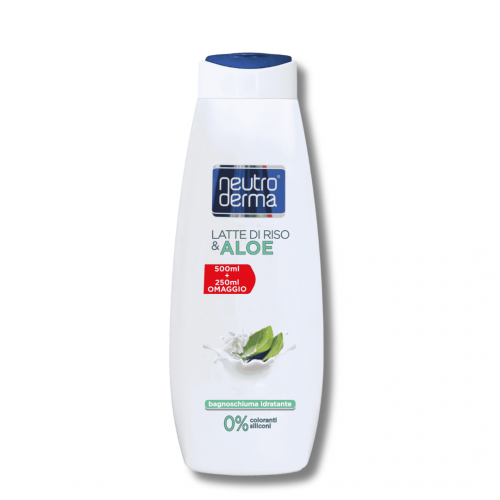 Švelnios kūno prausimosi putos Ryžių pienas & Alavijas Neutro Derma 750ml https://medikatus.lt/
