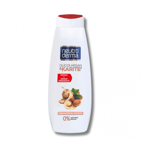 Švelnios kūno prausimosi putos Arganų aliejus ir Karitė Neutro Derma 750ml https://medikatus.lt/